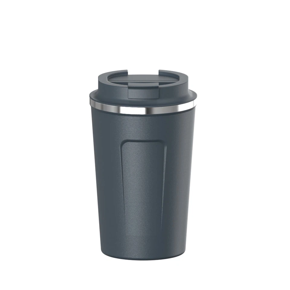 ফ্লিপ id াকনা সহ 12oz স্টেইনলেস স্টিল কফি কাপ